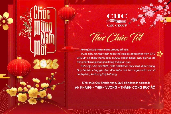 TẬP ĐOÀN CHC TRÂN TRỌNG CHÚC MỪNG NĂM MỚI 2026