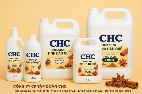 NƯỚC RỬA BÁT TINH DẦU QUẾ CHC 20 NĂM GIỮ GÌN GIAN BẾP VIỆT