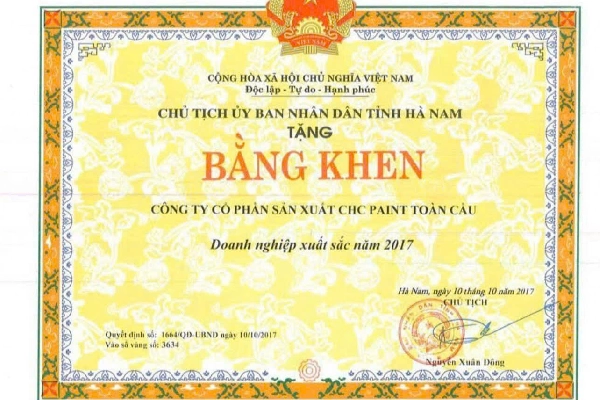 NHỮNG GIẢI THƯỞNG TIÊU BIỂU CỦA CHC TRONG NHỮNG NĂM QUA