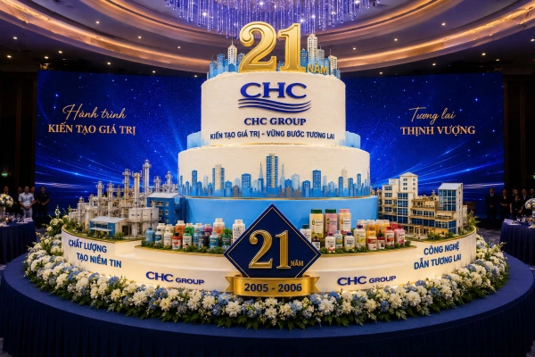 21 NĂM KIẾN TẠO GIÁ TRỊ, HÀNH TRÌNH PHÁT TRIỂN TẬP ĐOÀN CHC 30/06/2005, 30/06/2026