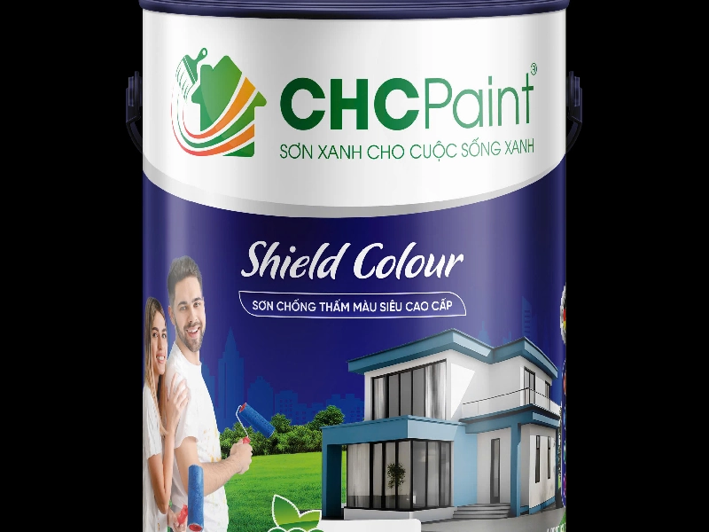 CHC SHIELD COLOUR - SƠN CHỐNG THẤM MẦU SIÊU CAO CẤP 5L