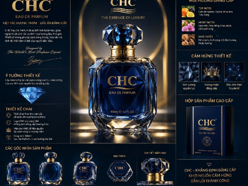 CHC PERFUME TINH HOA HƯƠNG SẮC, KHẲNG ĐỊNH ĐẲNG CẤP